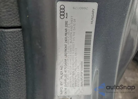 2015 Audi A3 Premium Plus из США, поврежденный, VIN WAU3FLFF9F1034656